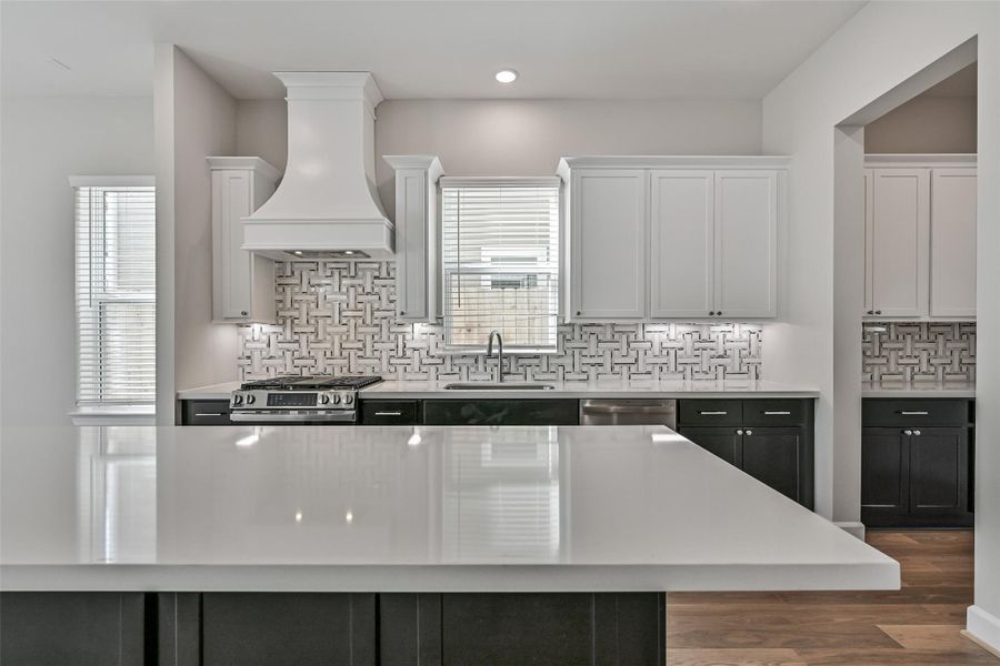 Furnished interior view inside a new home in Pearland Old Townsite, Pearland (Image 21).