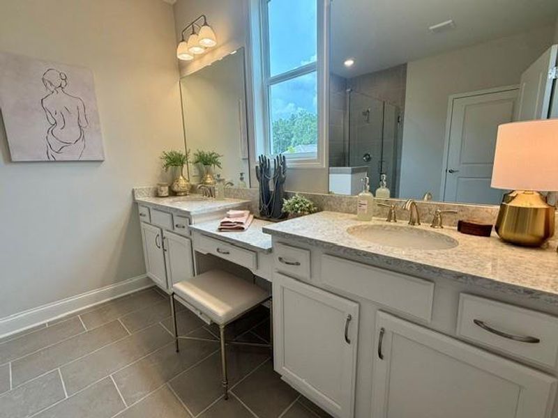 Furnished interior view inside a new home in , Hiram (Image 13).