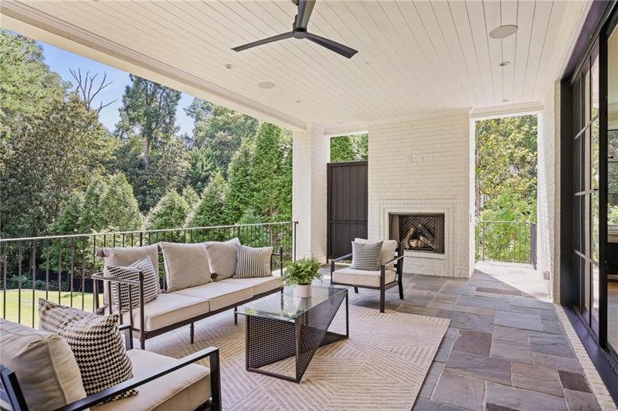 Furnished interior view inside a new home in , Atlanta (Image 11).