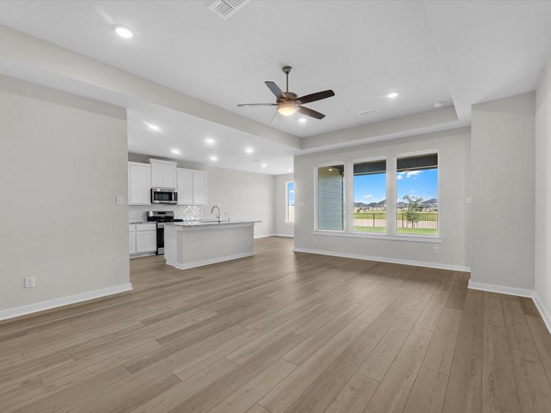 Spacious, unfurnished interior of a new home in Mason Woods, Cypress (Image 13). Spacious, unfurnished interior of a new home in Mason Woods, Cypress (Image 13).