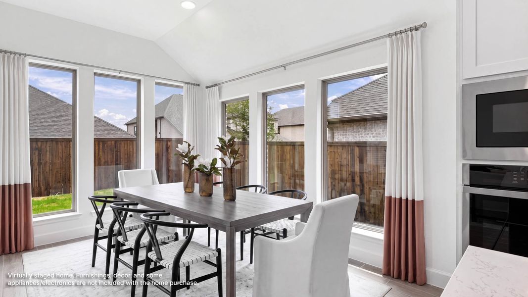 Furnished interior view inside a new home in Eliana, McKinney (Image 8).