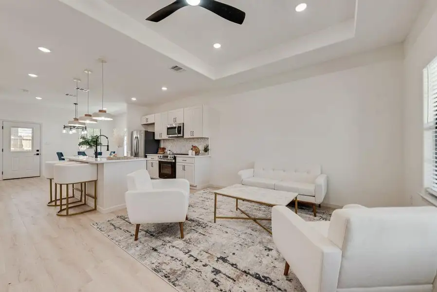 Furnished interior view inside a new home in , Fort Worth (Image 9).