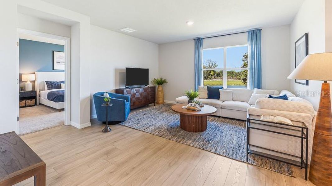 Furnished interior view inside a new home in Bella Lago, Parrish (Image 5).
