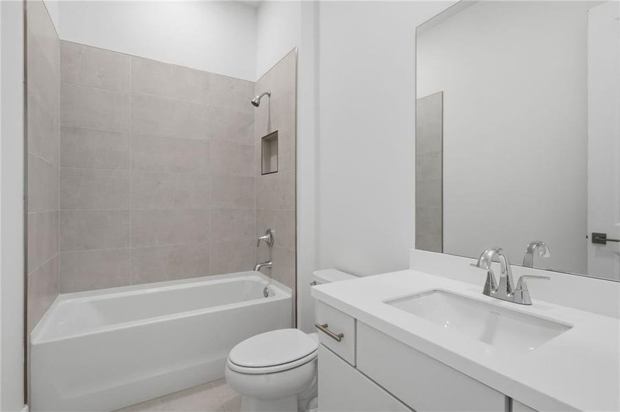 Furnished interior view inside a new home in , Cumming (Image 11).