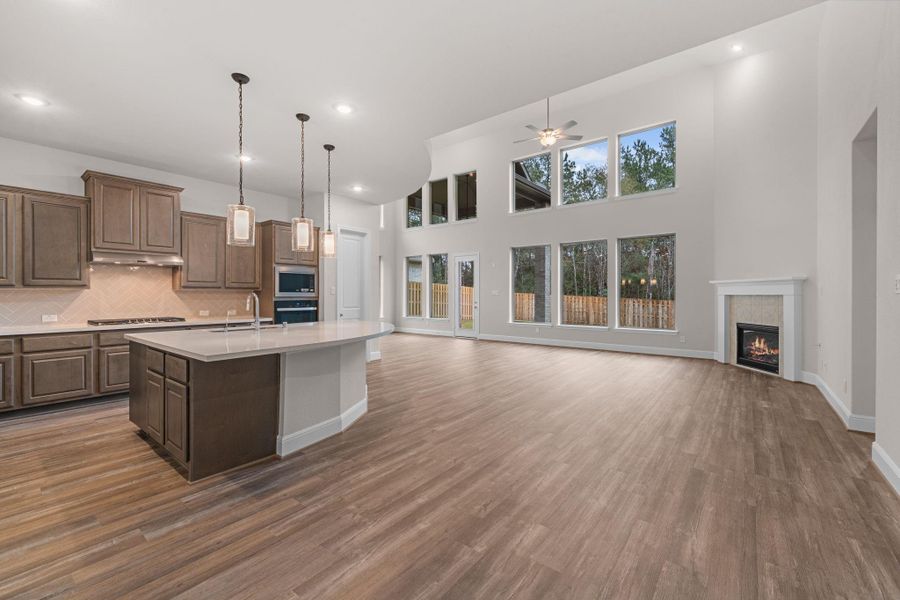 Furnished interior view inside a new home in Colton, Montgomery (Image 10).
