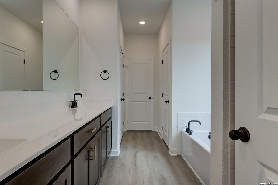 Furnished interior view inside a new home in The Wilder, Adkins (Image 12).
