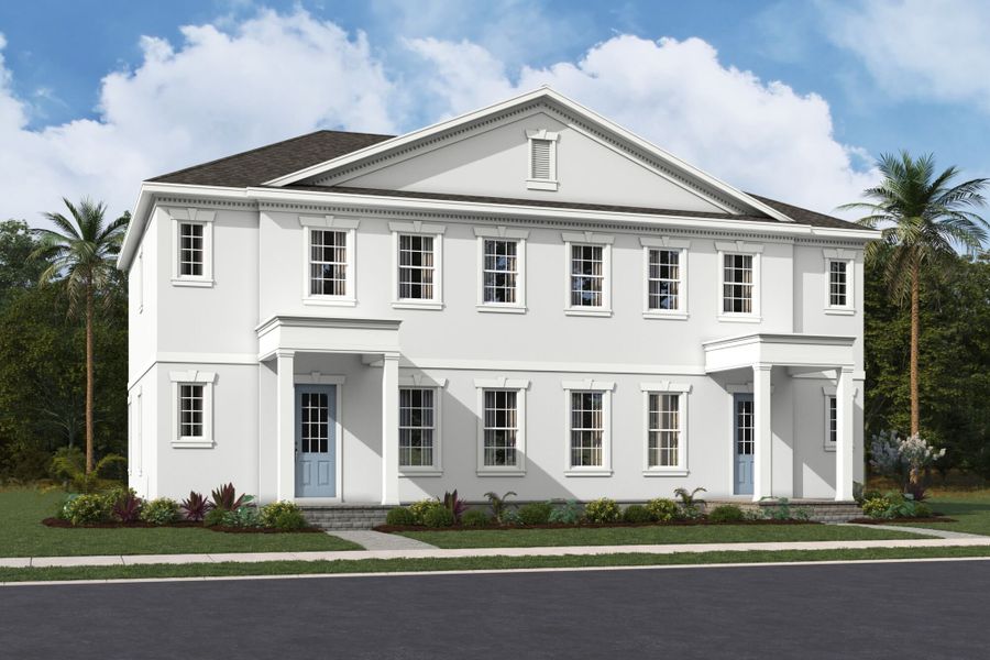 Representative exterior photo of a completed home built from the Paris by Mattamy Homes in Newfield, Palm City, FL (Image 15). Representative exterior photo of a completed home built from the Paris by Mattamy Homes in Newfield, Palm City, FL (Image 15).