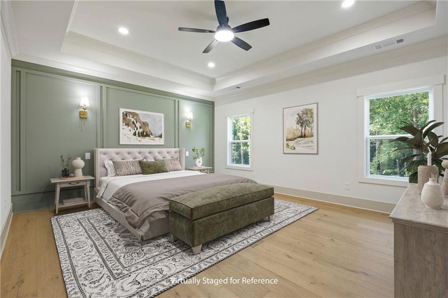 Furnished interior view inside a new home in , Winder (Image 13).