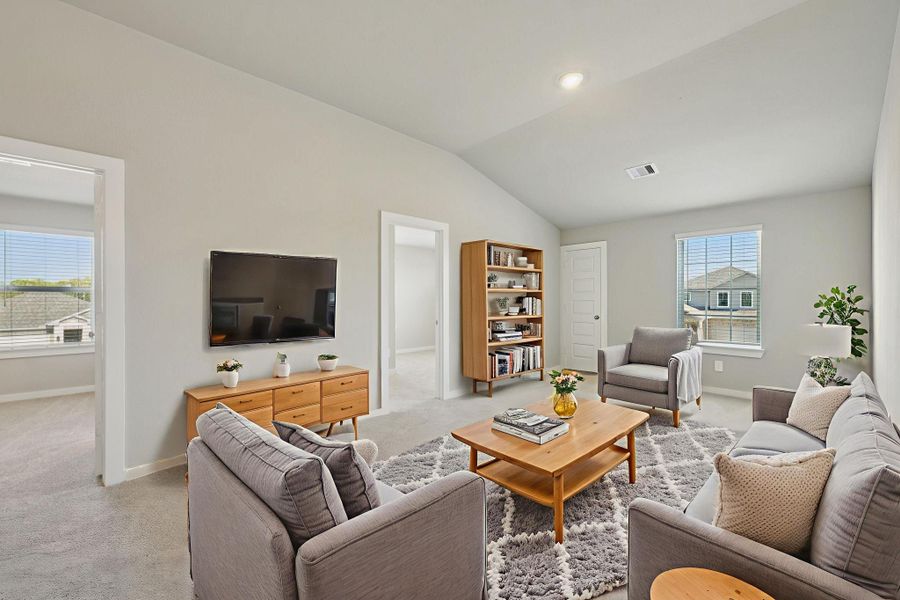 Photo is not of the actual home, but is an inspirational photo of builder’s model home and may depict options, furnishings, and/or decorator features that are not included Photo is not of the actual home, but is an inspirational photo of builder’s model home and may depict options, furnishings, and/or decorator features that are not included