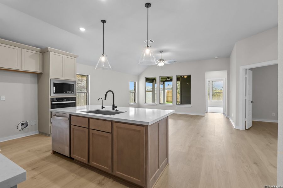 Furnished interior view inside a new home in Stillwater Ranch, San Antonio (Image 13).