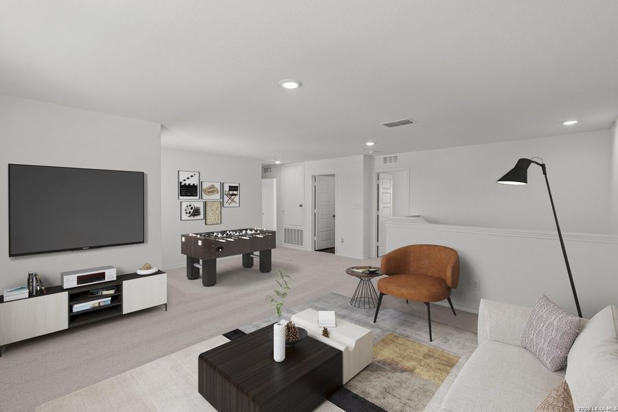 Furnished interior view inside a new home in The Overlook at Creekside, New Braunfels (Image 6).