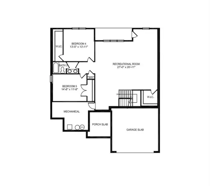 2D floor plan layout of this home in The Fields of Walnut Creek, Pendergrass, GA (Image 3). 2D floor plan layout of this home in The Fields of Walnut Creek, Pendergrass, GA (Image 3).