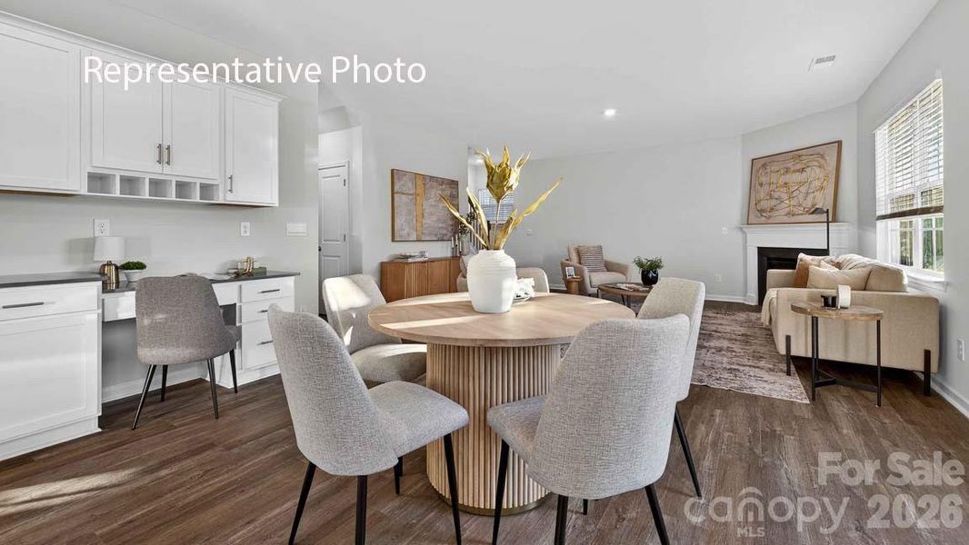 Furnished interior view inside a new home in Wallace Springs, Statesville (Image 14).