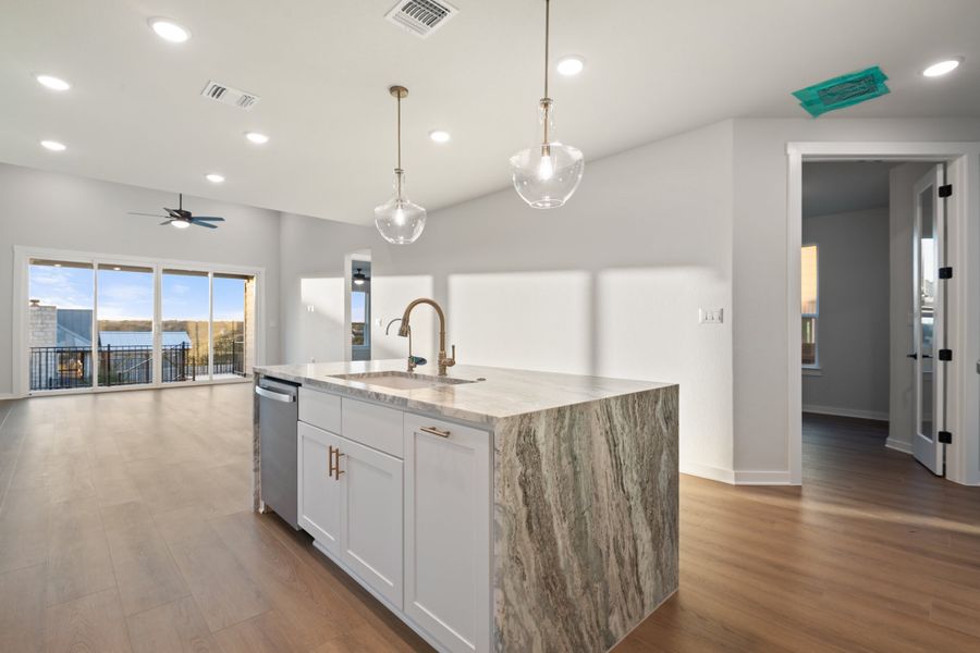 Furnished interior view inside a new home in Lariat, Liberty Hill (Image 10).