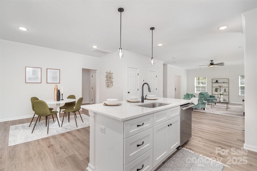 Furnished interior view inside a new home in , Fort Lawn (Image 10).
