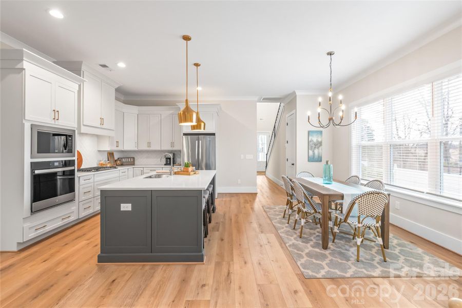 Furnished interior view inside a new home in , Mooresville (Image 8).