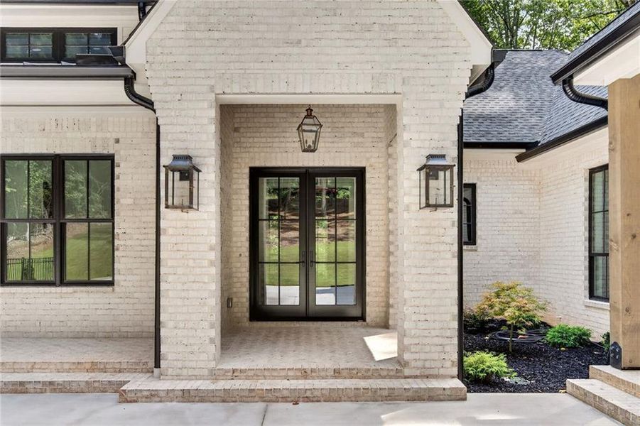 Exterior details and patio area of a home in , Cumming (Image 39).