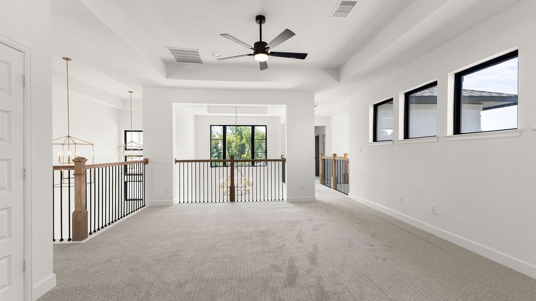 Spacious, unfurnished interior of a new home in Sienna, Missouri City (Image 13). Spacious, unfurnished interior of a new home in Sienna, Missouri City (Image 13).