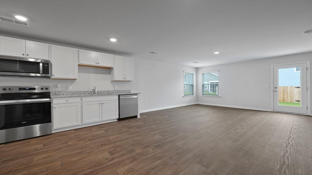 Spacious, unfurnished interior of a new home in Center Pointe, Santee (Image 12). Spacious, unfurnished interior of a new home in Center Pointe, Santee (Image 12).