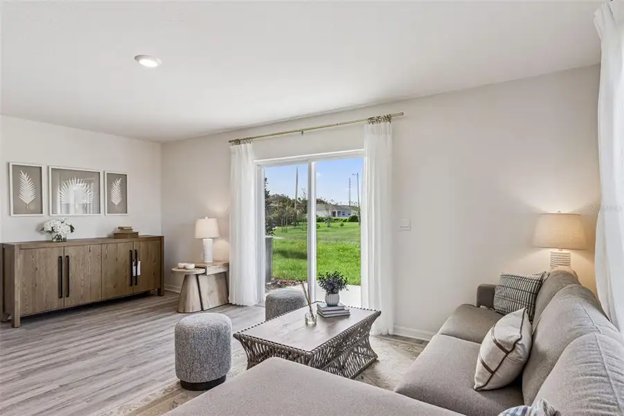 Furnished interior view inside a new home in Danbury at Ridgewood Lakes, Davenport (Image 7). Furnished interior view inside a new home in Danbury at Ridgewood Lakes, Davenport (Image 7).