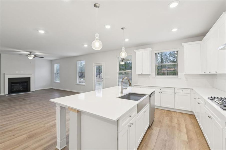 Furnished interior view inside a new home in Hamilton Lakes, Lawrenceville (Image 9).