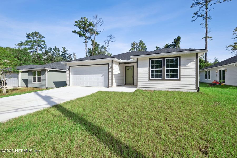 Exterior details and patio area of a home in , Baldwin (Image 24).
