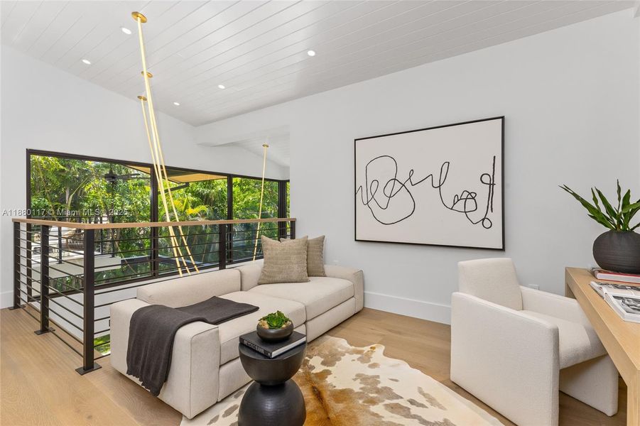 Furnished interior view inside a new home in , Miami (Image 10).