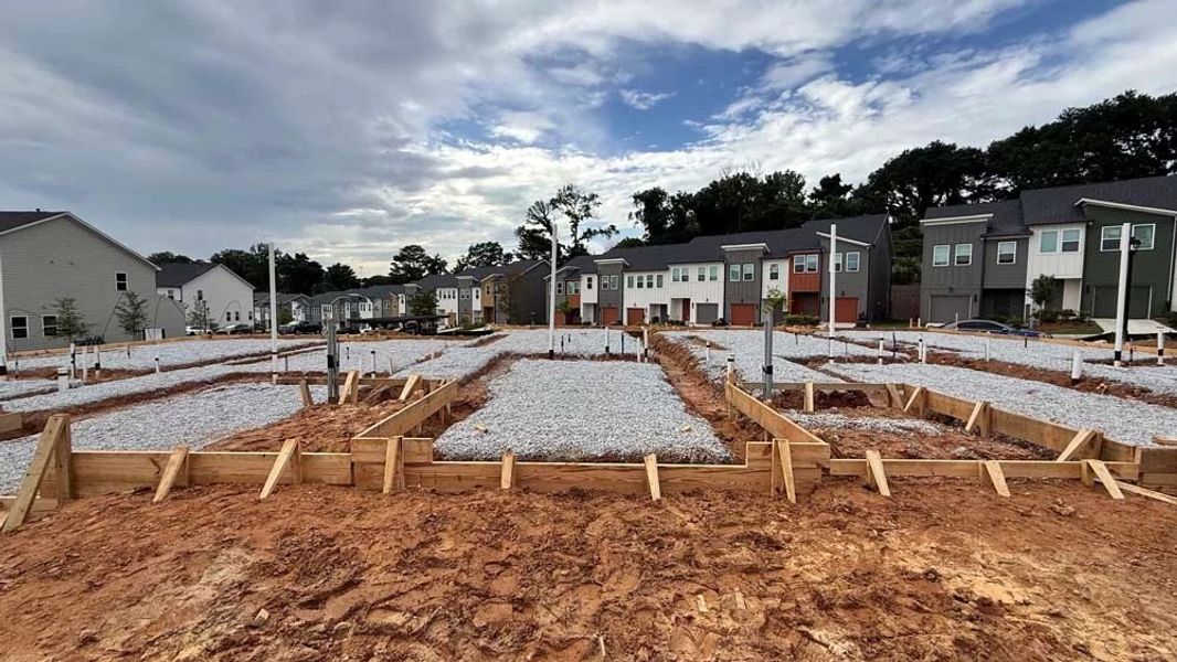 Rear Exterior Construction Progress