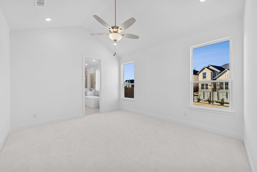 Representative unfurnished interior of a home built from the Adonia by Landon Homes in Fields - East Village, Frisco (Image 19). Representative unfurnished interior of a home built from the Adonia by Landon Homes in Fields - East Village, Frisco (Image 19).