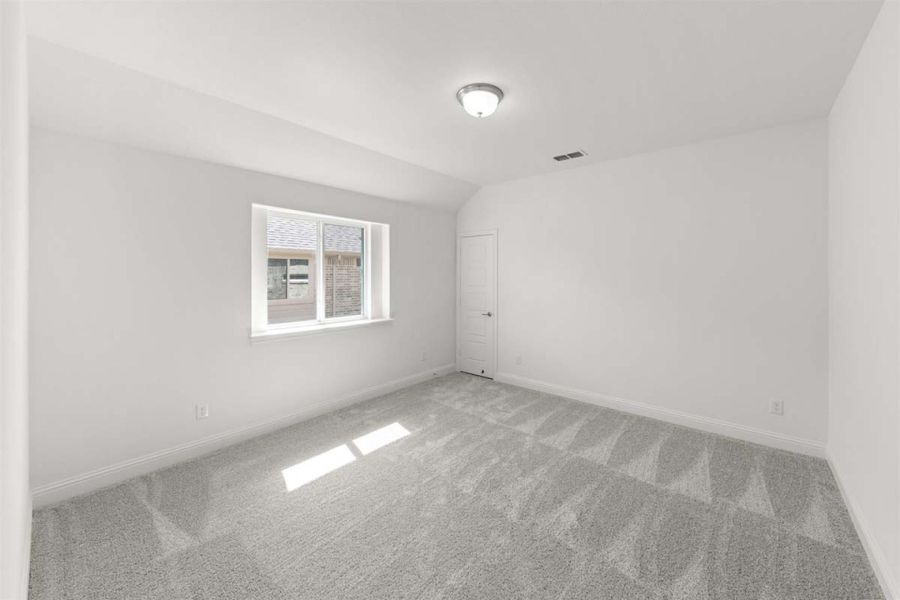 Representative unfurnished interior of a home built from the Frisco by Pacesetter Homes in Creekview Meadows, Pilot Point (Image 22). Representative unfurnished interior of a home built from the Frisco by Pacesetter Homes in Creekview Meadows, Pilot Point (Image 22).