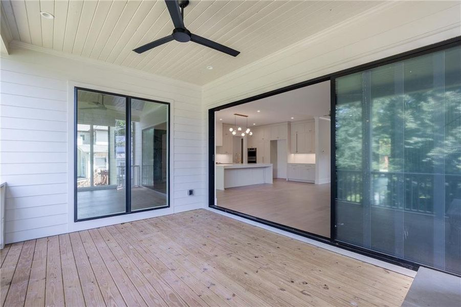 Exterior details and patio area of a home in , Atlanta (Image 24).