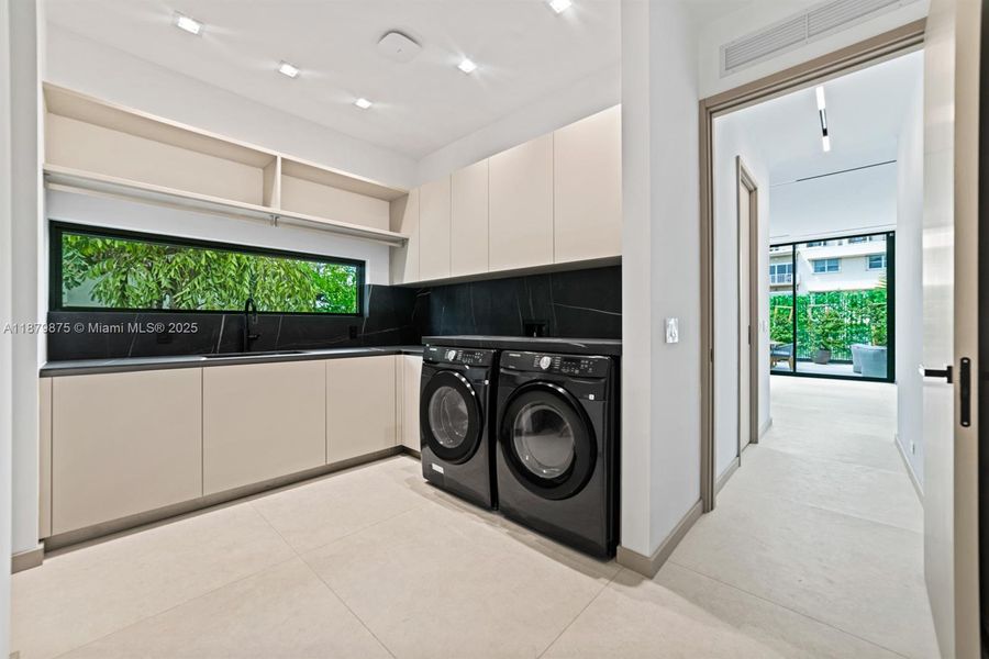 Furnished interior view inside a new home in , Miami Shores (Image 40).