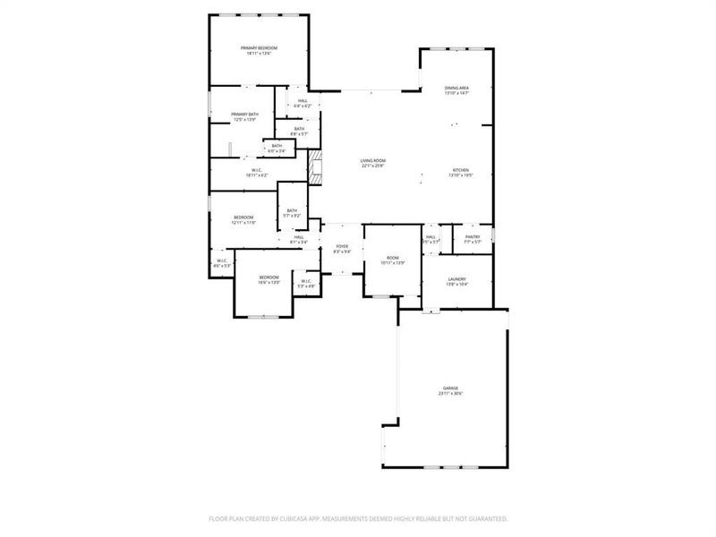 2D floor plan layout of this home in , Fort Worth, TX (Image 5).