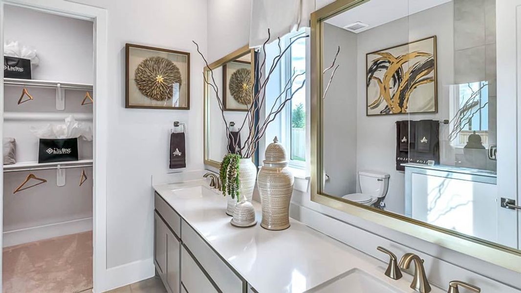 Furnished interior view inside a new home in Avalon at Cypress, Cypress (Image 15).