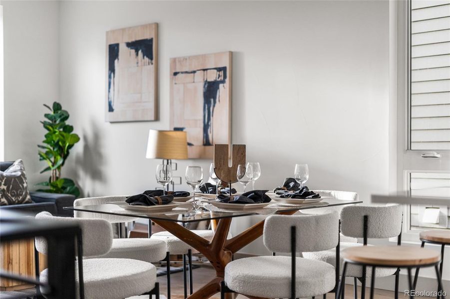 Furnished interior view inside a new home in , Denver (Image 11).