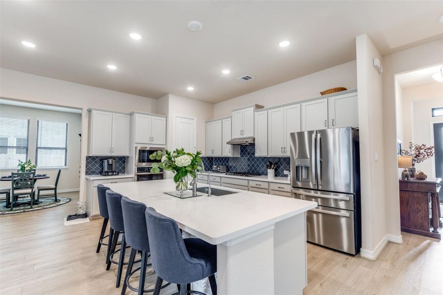 Furnished interior view inside a new home in , League City (Image 17).