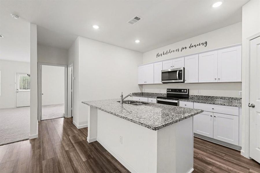 Furnished interior view inside a new home in , Princeton (Image 6).