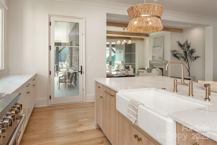 Furnished interior view inside a new home in , Charlotte (Image 18).