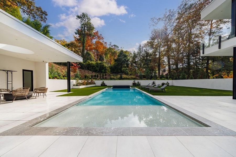 Exterior details and patio area of a home in , Atlanta (Image 42). Exterior details and patio area of a home in , Atlanta (Image 42).