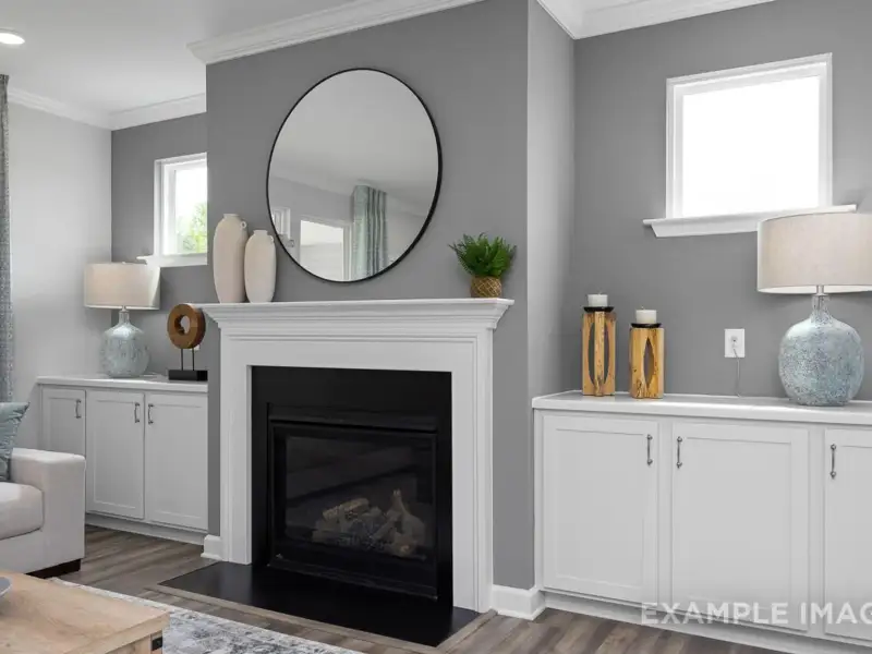 Furnished interior view inside a new home in Addison West, Holly Springs (Image 15).