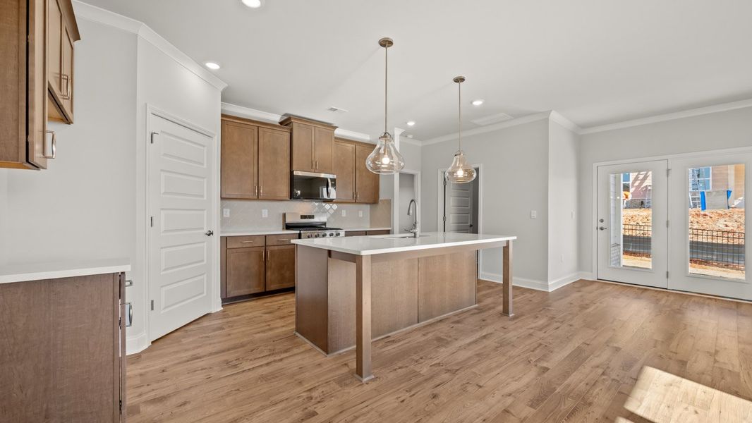 Furnished interior view inside a new home in Oak Ridge Meadows, Locust Grove (Image 7).