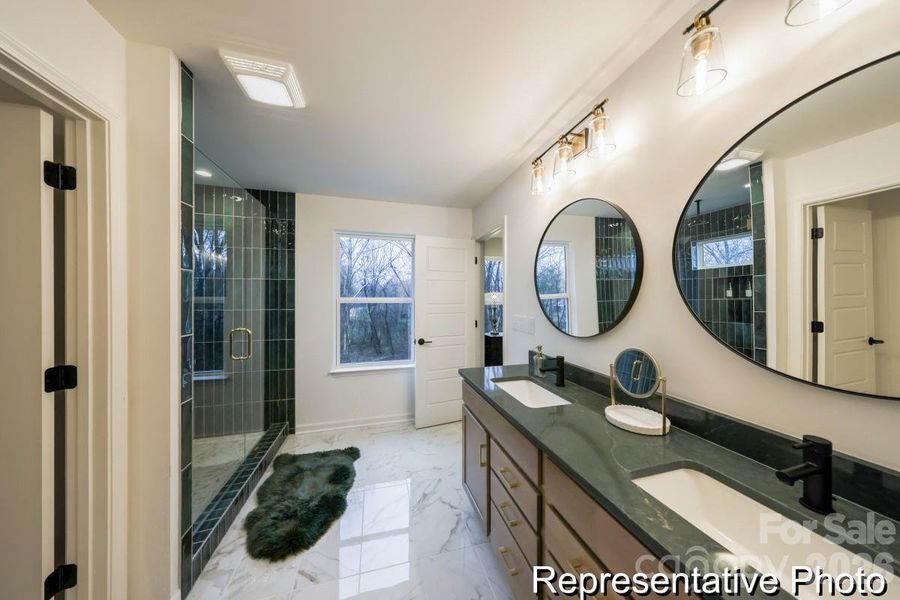 Furnished interior view inside a new home in Huntington Hills, Lincolnton (Image 23).