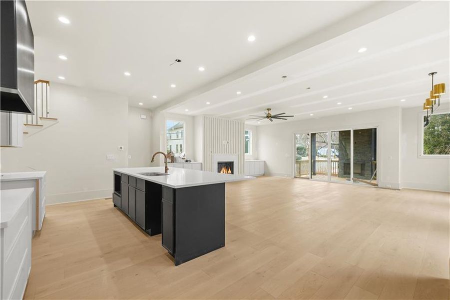 Furnished interior view inside a new home in , Atlanta (Image 14).