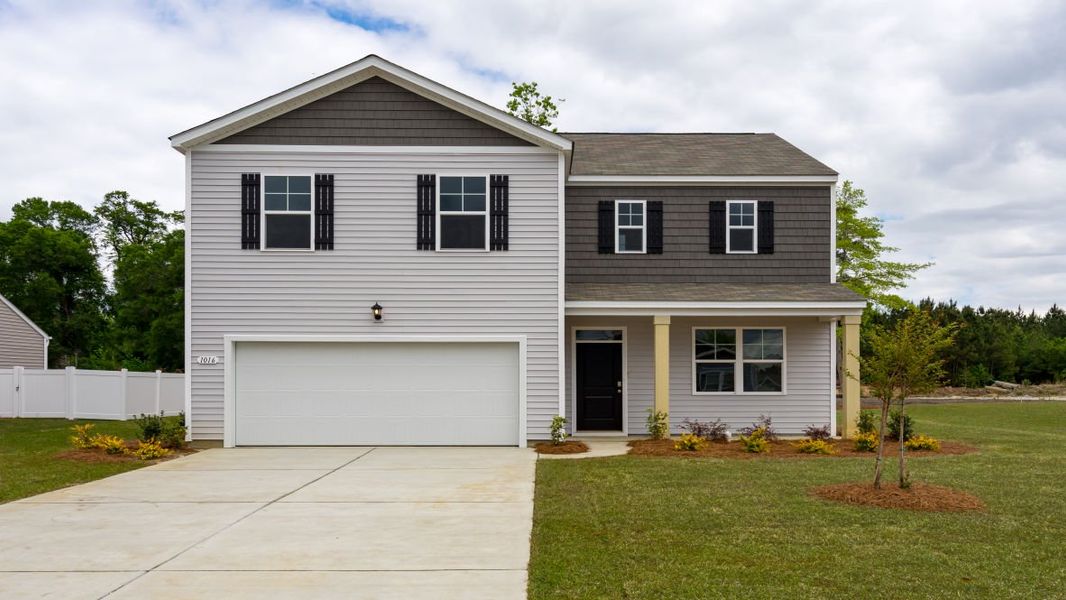 Representative exterior photo of a completed home built from the GALEN by D.R. Horton in Island Green, Myrtle Beach, SC (Image 20).