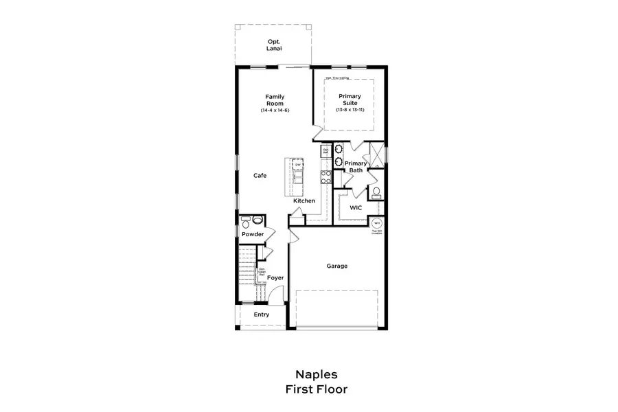 2D floor plan layout for the Naples by DRB Homes in Liberty Trace, Haines City, FL (Image 3). 2D floor plan layout for the Naples by DRB Homes in Liberty Trace, Haines City, FL (Image 3).