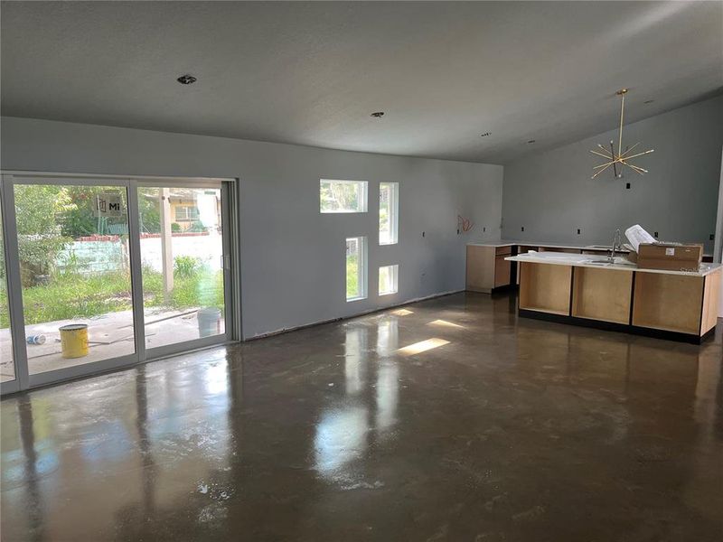 Great room/kitchen