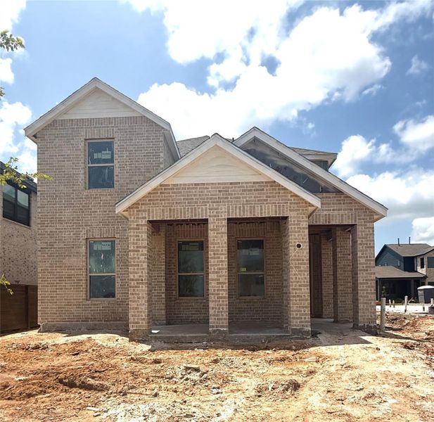 3431 Loam Lane, Elevation AP– Home is under construction. Photo provided highlights the selected brick color before landscaping and final exterior details are completed 3431 Loam Lane, Elevation AP– Home is under construction. Photo provided highlights the selected brick color before landscaping and final exterior details are completed