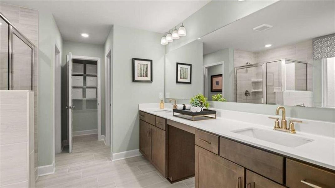 Furnished interior view inside a new home in Heritage Pointe, Senoia (Image 44).