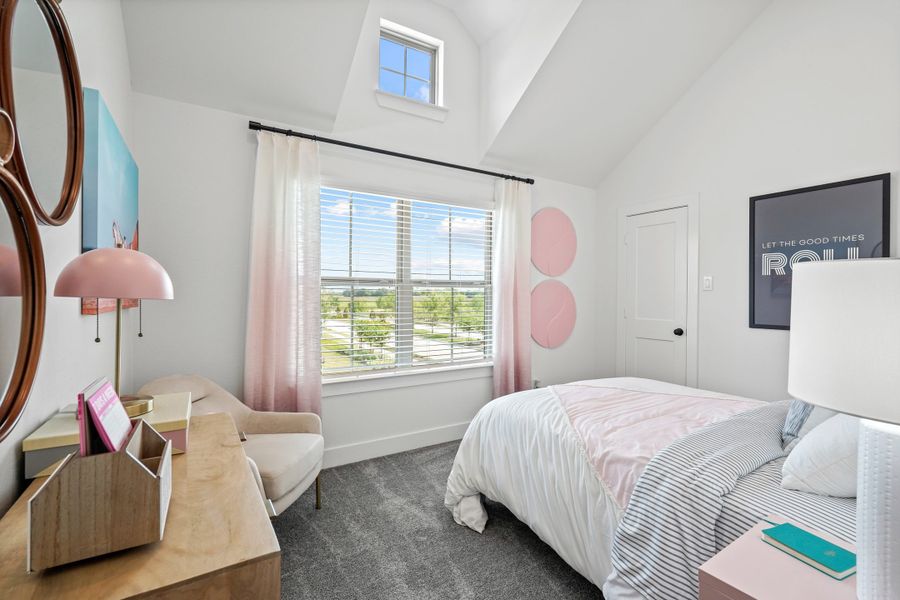 Furnished interior view inside a new home in Bridgeland, Cypress (Image 43).
