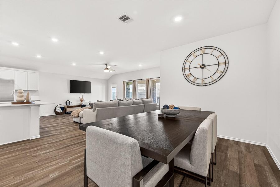 Furnished interior view inside a new home in Sunterra, Katy (Image 13).